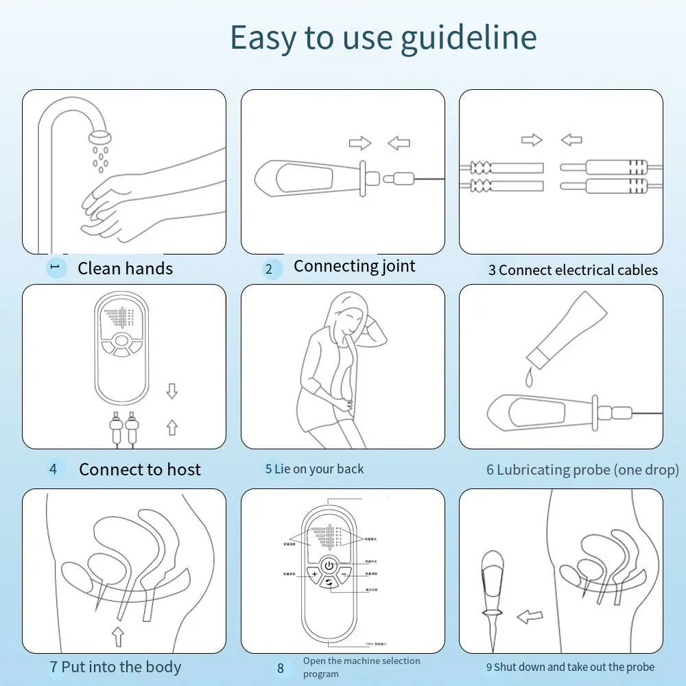 Pulse Pelvic Muscle Stimulator Vaginal Floor Device Trainer Kegel Exerciser Improve Incontinence Intimate Sensation Tighten 6
