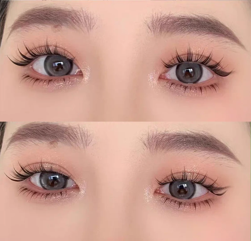 Description Picture 3 of itemSweet Sunflower lower lashes cat eye lashes elf makeup V-shaped under eyelash Natural bottom eyelashes lash extensions