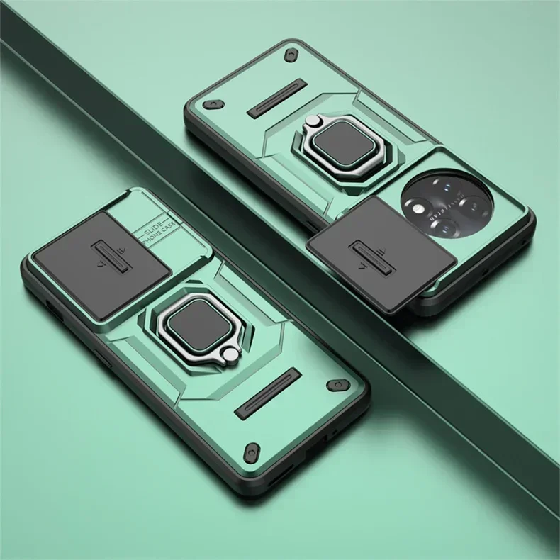 Camera Slide Case with Ring Grip Back Cover