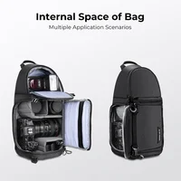 K&F CONCEPT Camera bag Photography Backpack 10L Waterproof Camera Sling Backpack DSLR/SLR Camera Case Sony Fuji Photography Bags 5