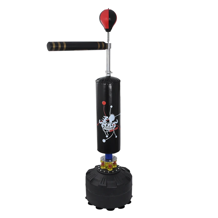 Sacco Da Boxe Professionale Con Supporto Pesante Con 360 Reflex Bar Regolabile In Altezza Lotta Allenamento Boxe Palla Palestra Palestra Fitness Boxe
