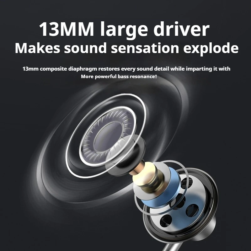 Enhanced 6D Surround Bass Wired Bluetooth Earphones