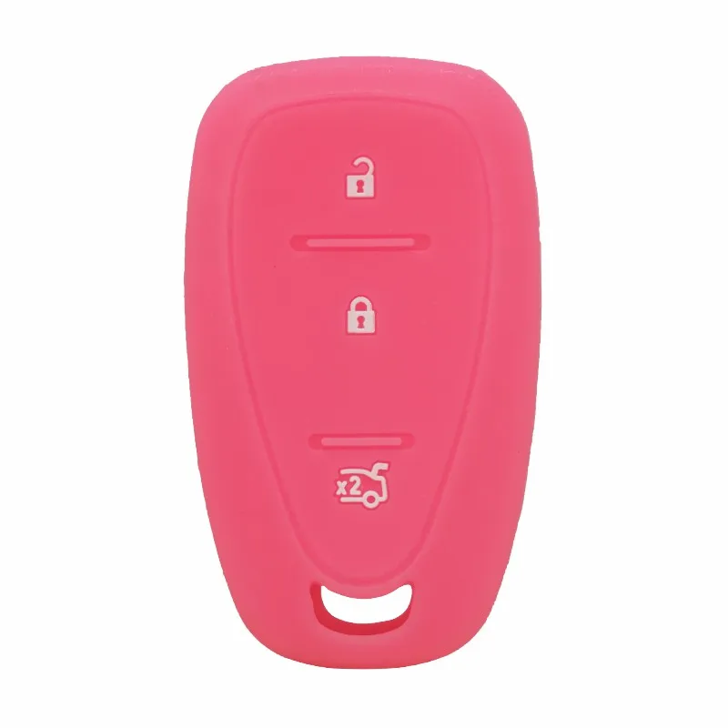 Silicone Car Key Cover for Chevrolet Cruze Spark Onix Volt Aveo Sonic