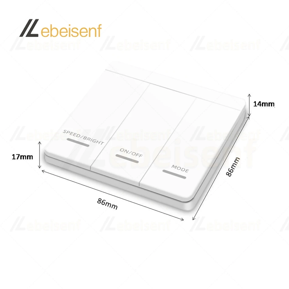 RF LED 帣  Ʈ  Ʈѷ,   3 Ű ,  86 г, 12V, 24V, DC 2048 ȼ