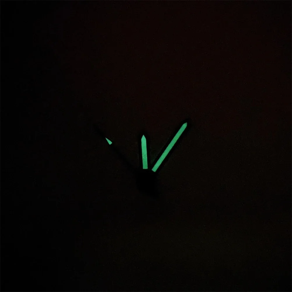 Black Edge Green Luminous Watch Hands