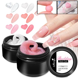 5ml Nail Extend Gel Solid Construction Gel Quick Extension Of Nail Non-stick Hand Solid Gel Carving Shaping Nail Art Supplies