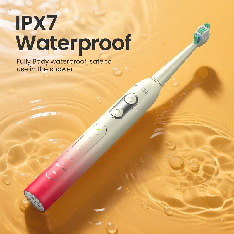 Premium Ultrasonic Electric Toothbrush Set with Multiple Cleaning Modes