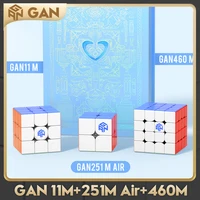 Gan 251m Air 460M 11M Mirror UV Magnetic Speed Stickerless 4x4 cube 3x3x3 Professional Magic Cube 2x2 Toys 1