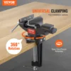 VEVOR Bench Vise 2.2 inch Multifunctional Dual-Purpose Table Clamp-on Vise W/360° Swivel Base for Woodworking DIY  Workbench 2