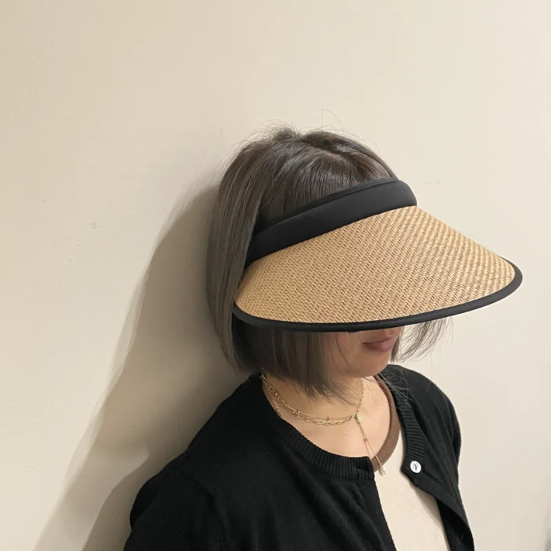 

2023 Ladies Hat Sun Visor Cap Female Women's Hats Sun Hats Straw Hat Beach Hat Hats for Women Luxury Designer Brand Girl Cap