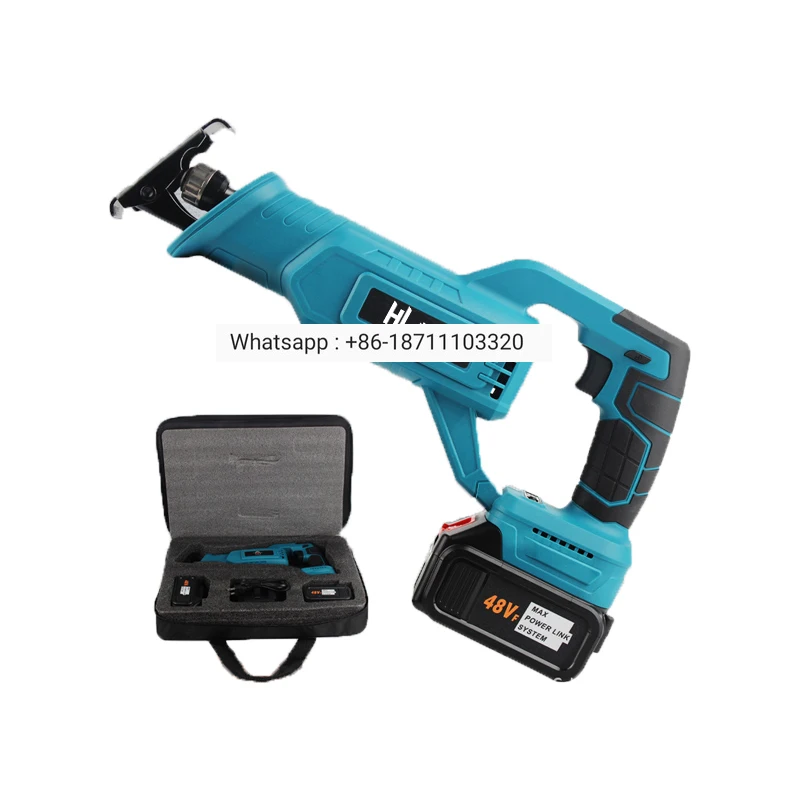 Electric Battery Drill Machine Lithium Cordless Portable Kit    Reciprocating Saw