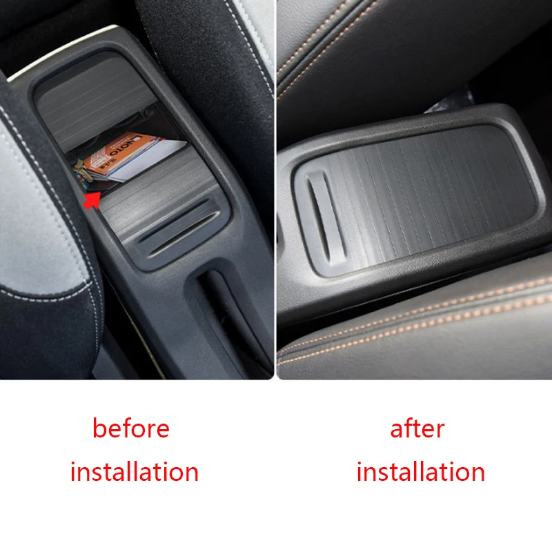 Center Console Cover For Citroen Elysee 301 2008 Cup Holder Roll Curtain Intermediate Control Zipper 2017-2018   967
