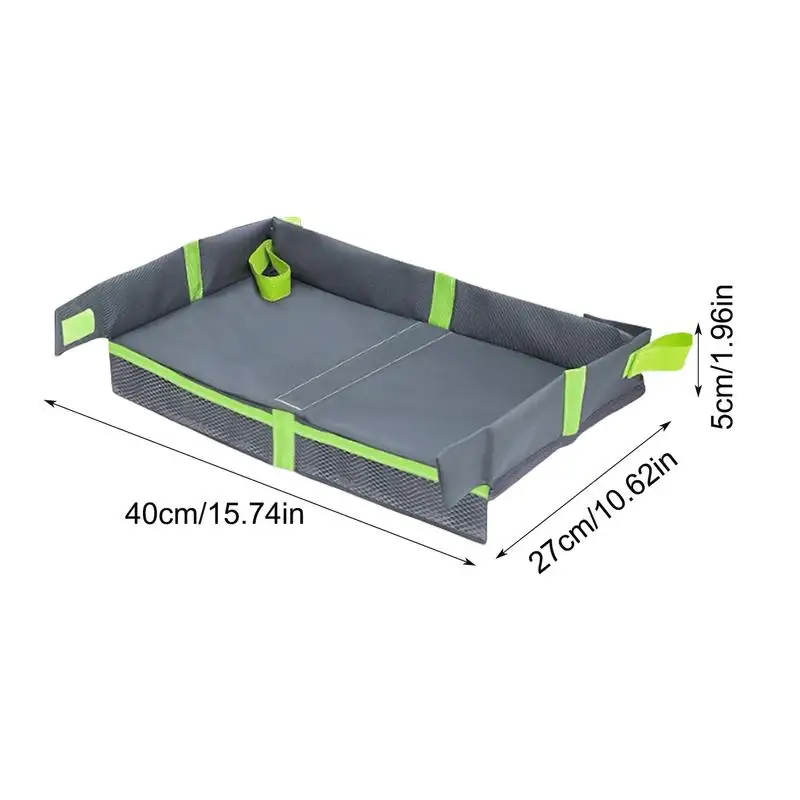 Kids Airplane Tray Foldable Airplane Portable Table Lightweight Travel Tray For Kids Car Seat Airplane Must Haves For Kids Toys 6