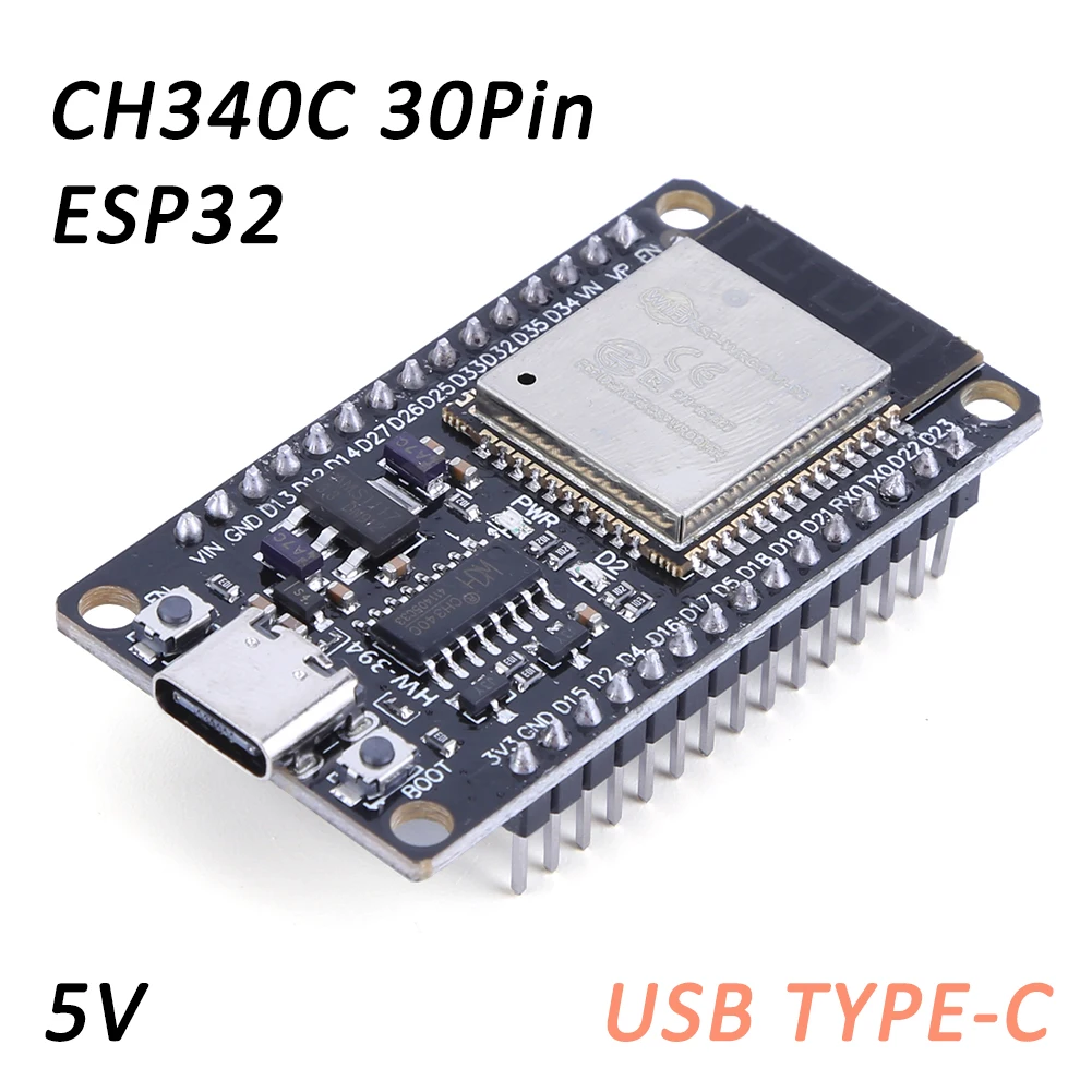 บอร์ดพัฒนา ESP32 โมดูลบลูทูธ WiFi 30Pin Dual Core