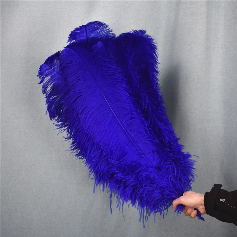 Ostrich Feathers, 100 Pieces 8-10 Turquoise Blue Ostrich Dyed Drab