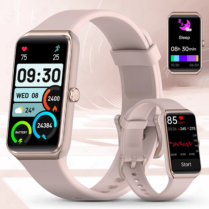 Smart Watch 1.47&rdquo; HD Women's Sports Fitness Bracelet Thermometer Health Monitor Waterproof for Xiaomi