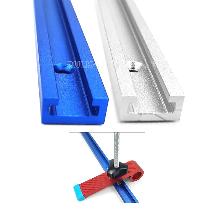 19 Type T-Track T-Slot Miter Track Jig T Screw Fixture Slot 19x9.5mm Table  Saw Router Table 100-1220MM Chute Rail