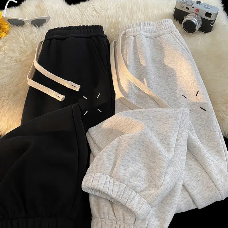 

Брюки Majira Мужские осенне-зимние Тяжелые плюшевые Разноцветные Повседневные спортивные брюки до щиколотки