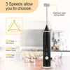 USB Electrical Milk Frothers Electric Handheld Blender with Mini Coffee Maker Whisk Mixer for Coffee Cappuccino Cream Foamer 4