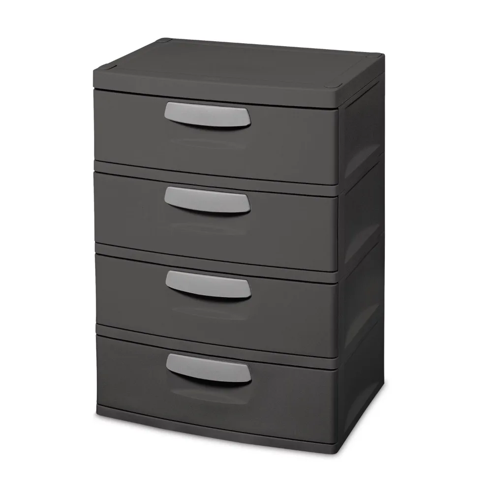 

Sterilite 4 Drawer Unit Flat Gray
