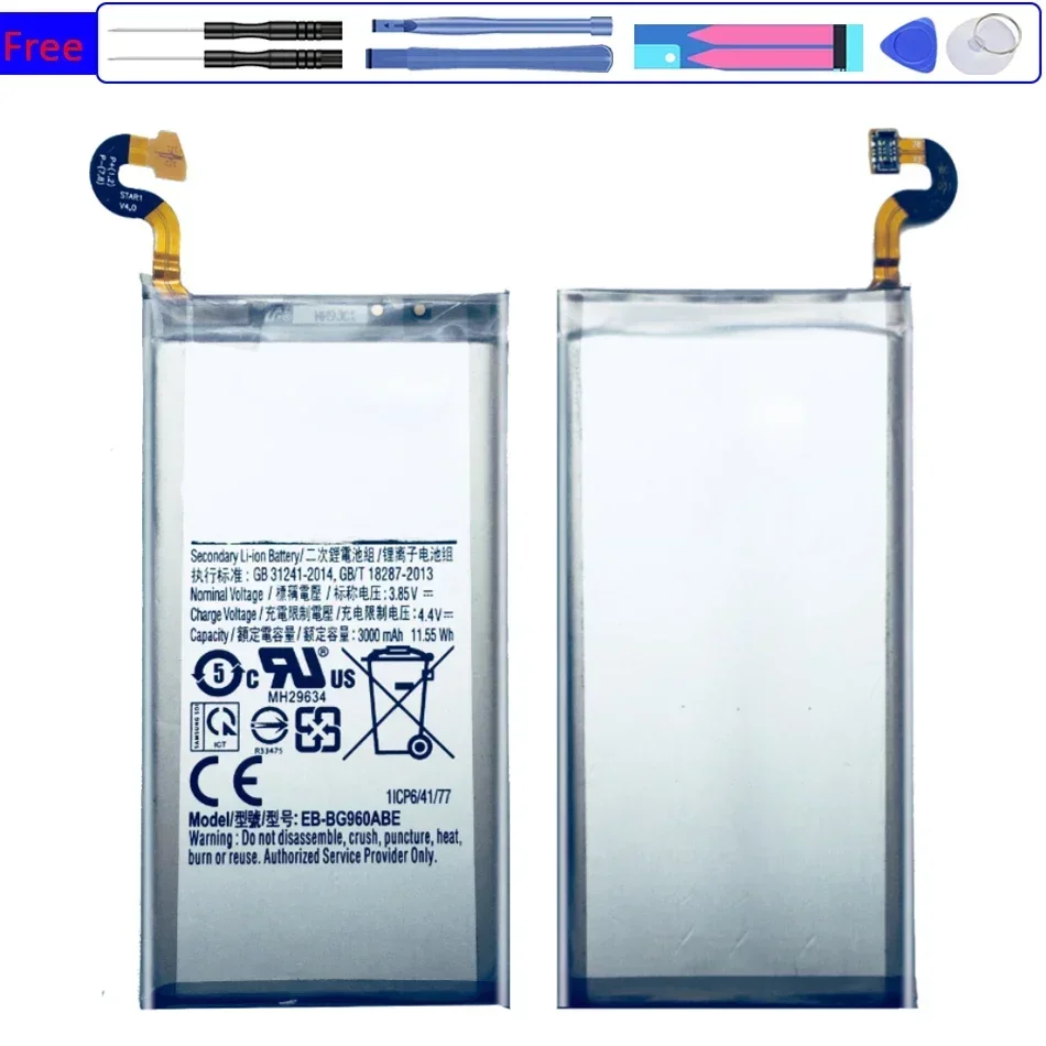 

EB-BG960ABE Replacement Battery For Samsung Galaxy S9 S 9 G9600 SM-G960F SM-G960 G960F G960 Bateria 3000mAh + Tracking Number