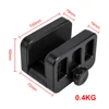 Hunting Shooting Tripod Stick Head Clamp 65mm Wide Bipod Clamp Stand Display Cradle Holder Gun Rifle Clamp Shooting Rest Saddle 3