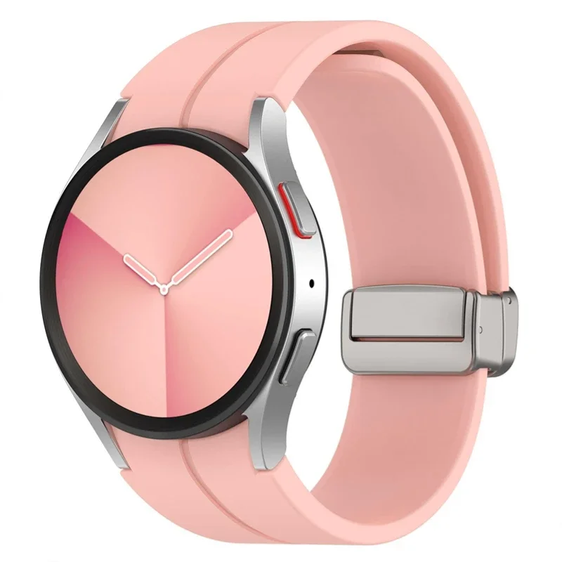 Versatile 20mm Silicone Watch Strap in Classic Design