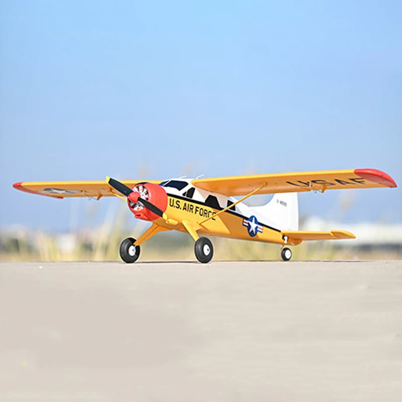 FMS 800mm 비버 초보자용 무선 조종 고정익 전동 비행기 야외 조립식 폼 RC 성인용 장난감 PNP 버전
