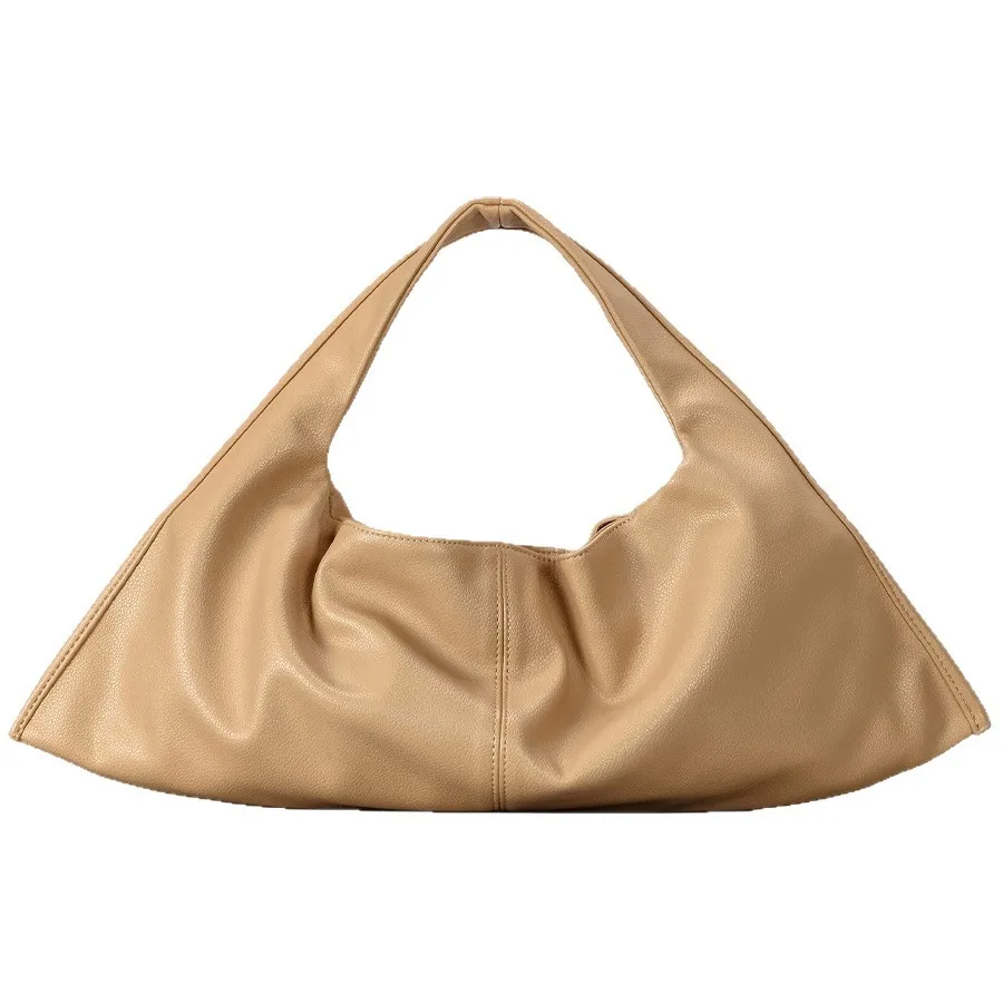 New Vintage Tote Large Capacity Simple Women's Shoulder Hobo Bag For Female Commuting Corssbody Bag