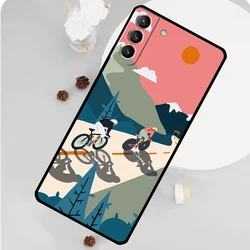 Mountain Bike Bicycle MTB Phone Case - Rugged and Stylish Protective Cover - Galaxy S22 Plus (9283)