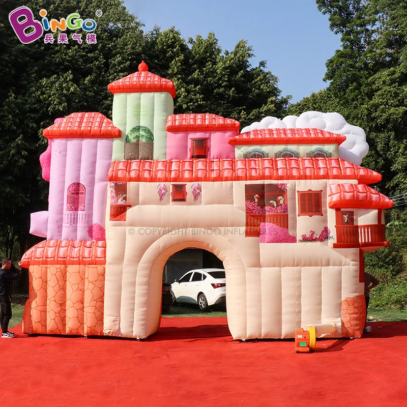 Personalized 8x6 Meters Inflatable Magic House For Event Decoration / 26 Feet Giant Inflated Castle Balloon Toys - BG-Z0534 4