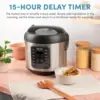 NEW Grain Cooker, Sauté, Slow Cook, Steam, Stew, Oatmeal, Risotto, Soup, 20 Cup 10 Cup uncooked, Stainless Steel 3