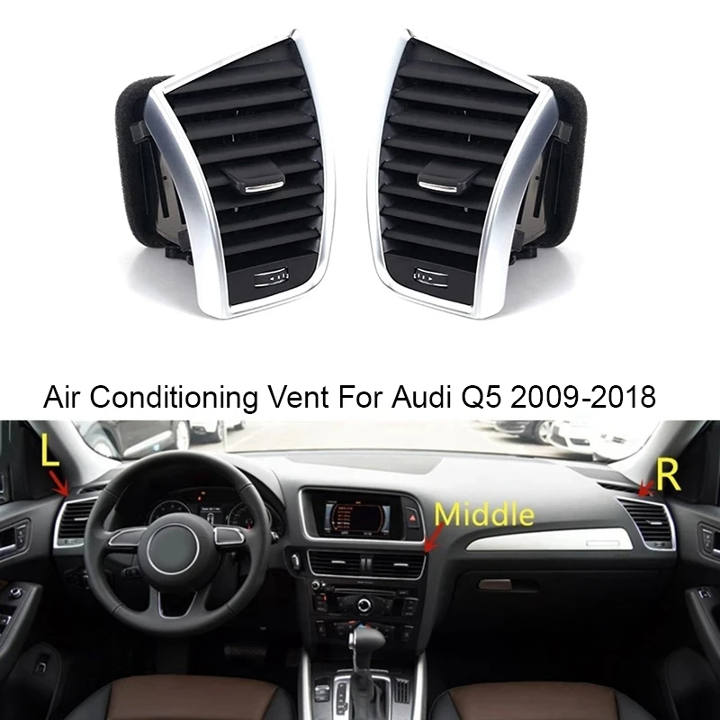 

Car Front Dashboard Nozzle Air Conditioning Vent For Q5 2009-2018 A/C Vent