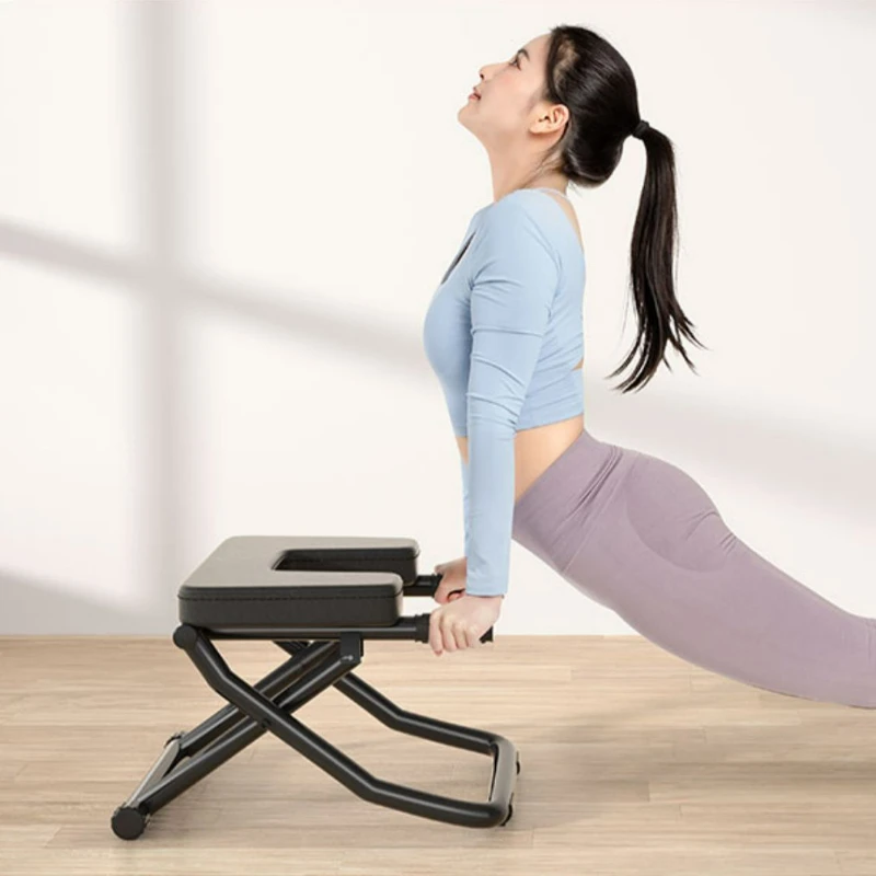 

Multifunctional Yoga Inverted Bench Relieve Fatigue Home Inverted Chair Yoga Auxiliary Fitness Equipment Inverted Hanging Device