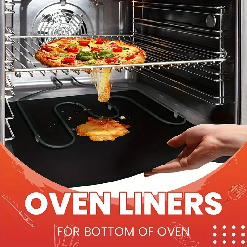 oven liner Oven Liners for Bottom of Microwave Oven Mats 16x13 Inch