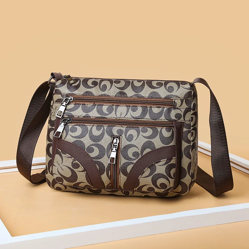 New Arrival Women's Fashion Handbag Multi Layer Elegant Mom Bag Chic Shoulder Crossbody Bag Large Capacity