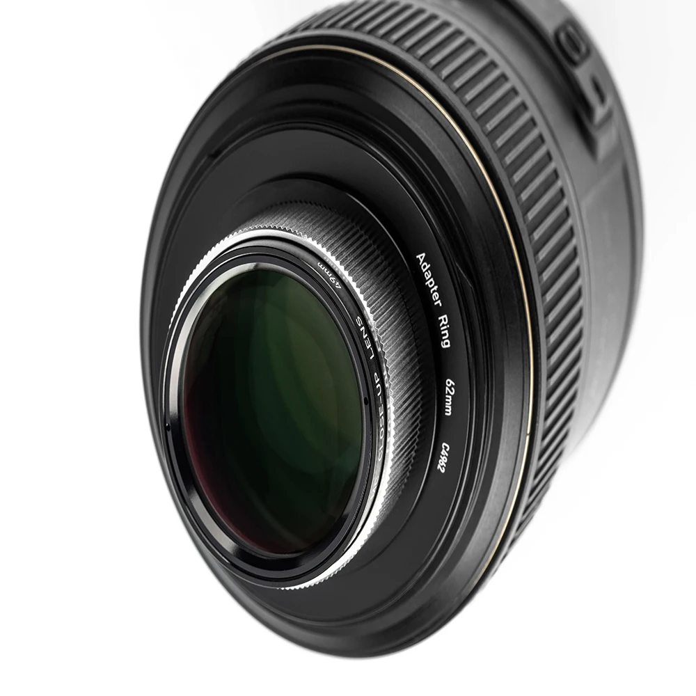 NiSi 49mm MC Close Up Lens 67mm 62mm Adapters Ring MC Close-up Camera Filter Lens 3