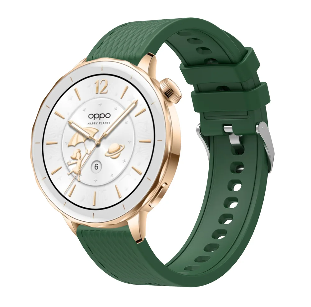 Stylish Silicone Strap with Protective Shell and Case Decoration
