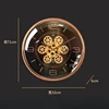 Korean Luxury Wall Clocks Interior Modern Aesthetic Minimalist Wall Clocks Nordic Round Fashion Metal Horloge Home Decoration 4