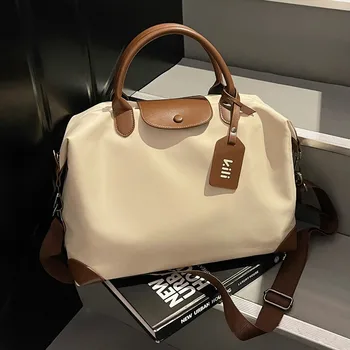 Borsa da viaggio grande con scomparto separato per asciutto e bagnato, per palestra, yoga, weekend, pernottamento, bagaglio a mano con scomparto per scarpe, borsa a tracolla