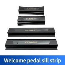  For the 2023 Ford RANGER EVEREST modified welcome pedal sill strip trim 23 models 