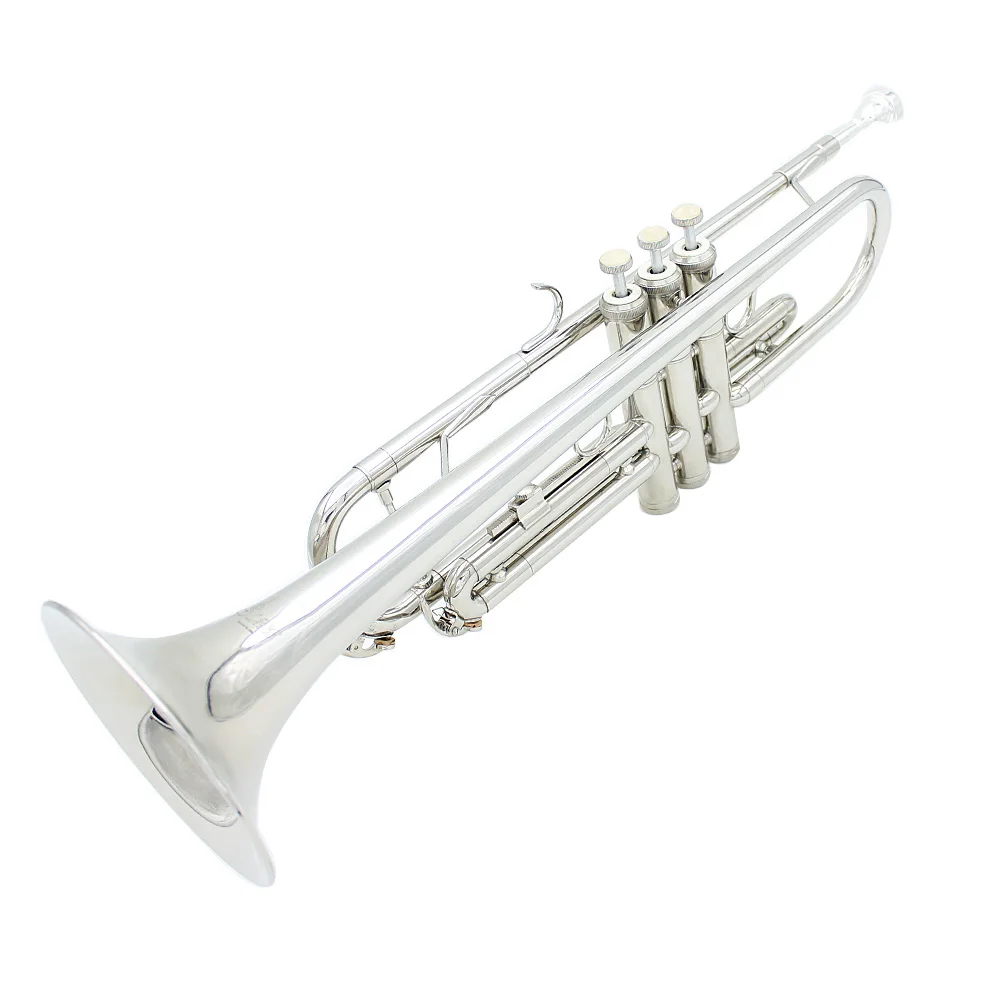 SLADE Silver Trumpet Brass Material Professional Trompeta Wind