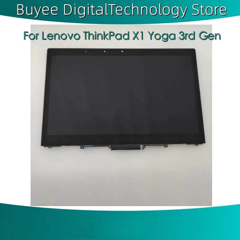 

14 Inch For Lenovo ThinkPad X1 Yoga 3rd Gen LCD Touch Screen Assembly Display 40 Pins SD10M67988 2560*1440 WQHD Digitizer