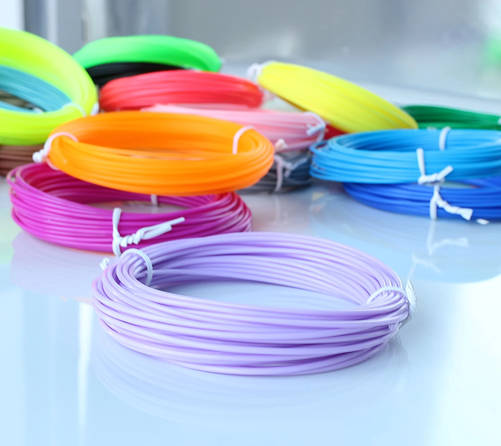 3D-Stift Nachfüllpackungen PLA Regenbogen-Filament 25m bis 200m, 1,75mm Durchmesser 5 bis 32 Farben Druckmaterial für 3D-Stift Geburtstagsgeschenke – Detail 3