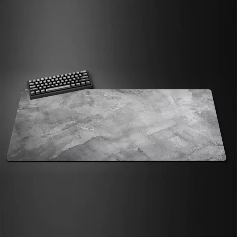 Gray mouse pad Large/Small overlocked mousepad xxl desktop keyboard table pad gray series game desk mat computer accessories - Image 7