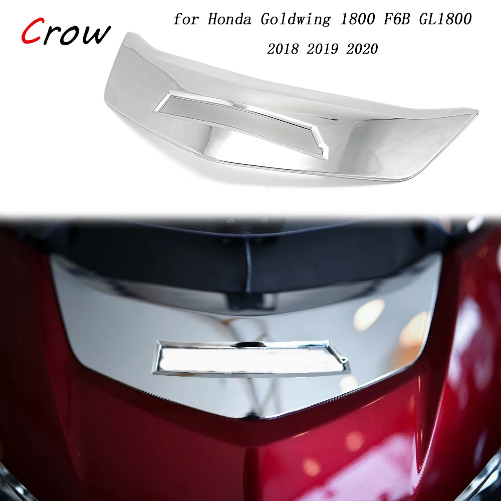 

The accent chrome cover decoration of the front fairing is used for Honda Goldwing 1800 F6B GL1800 2018 2019 2020