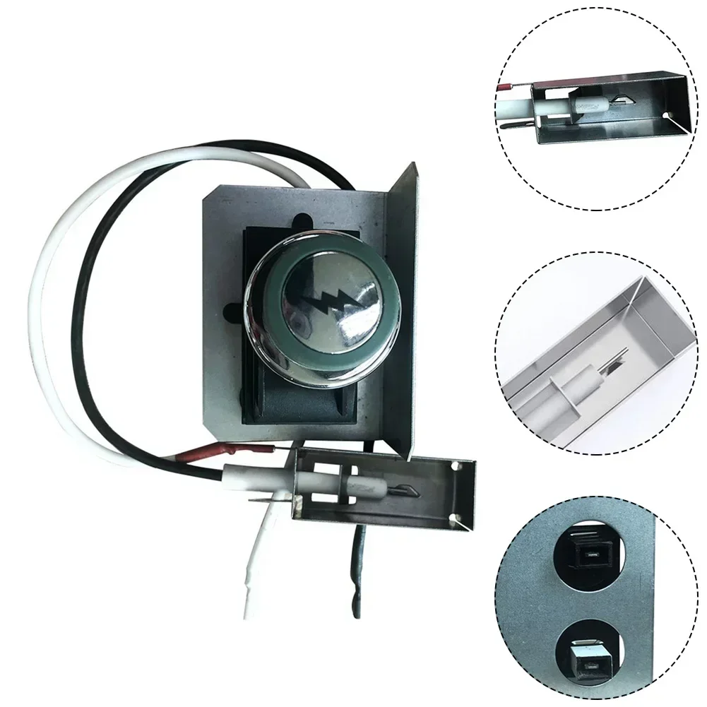 1pc Barbecue Accessories Stainless Steel PVC 67726 For Weber 300 Series Grille Kitchen Dining Bar BBQ Accessories