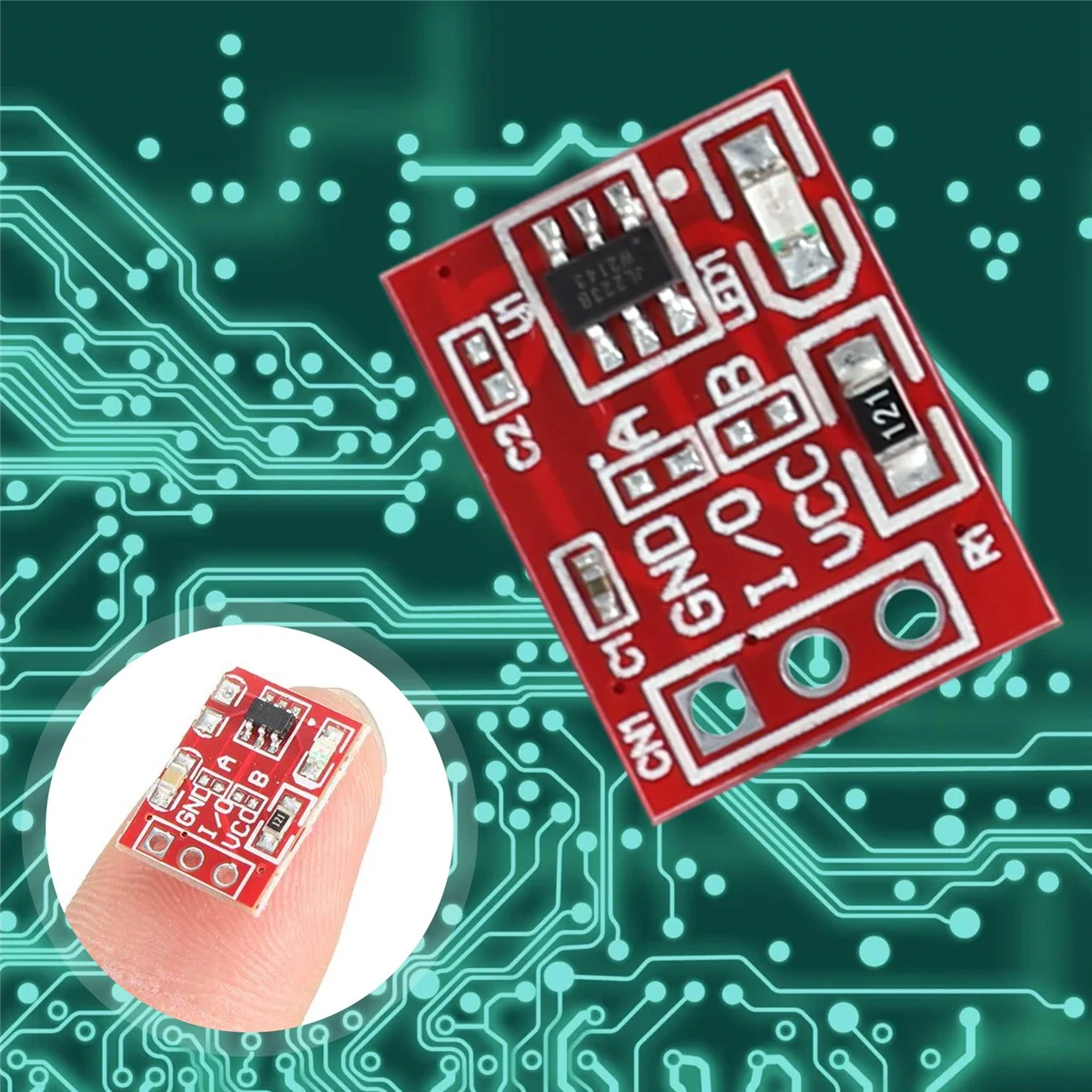 50 Stuks Ttp223 Druk Op De Knop Modulaire Zelfsluitende Jog Capacitieve Schakelaar Enkelkanaals Transformatie