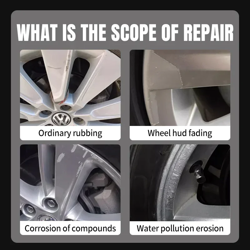 Professional wheel hub Scratch Repair paste-Easily sand aluminum and steel rings For Wheel Repair Kit Wheel Rim Repair Paste