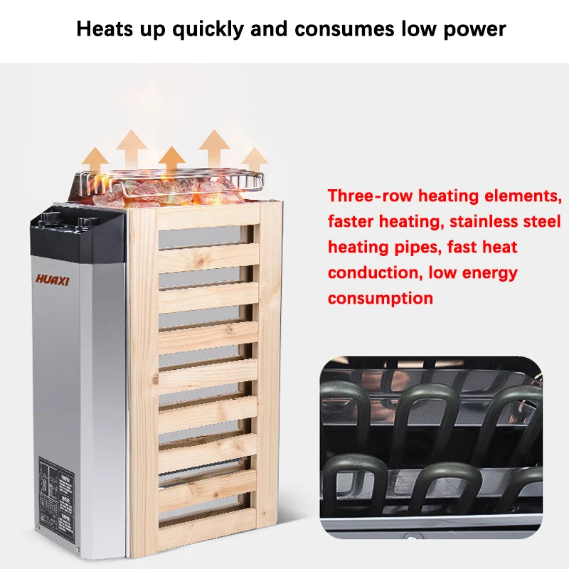 3kw/3.6kw Sauna Heater 220V Sauna Steam Generator Home Use Heating Furnace Room Dry Equipment 6